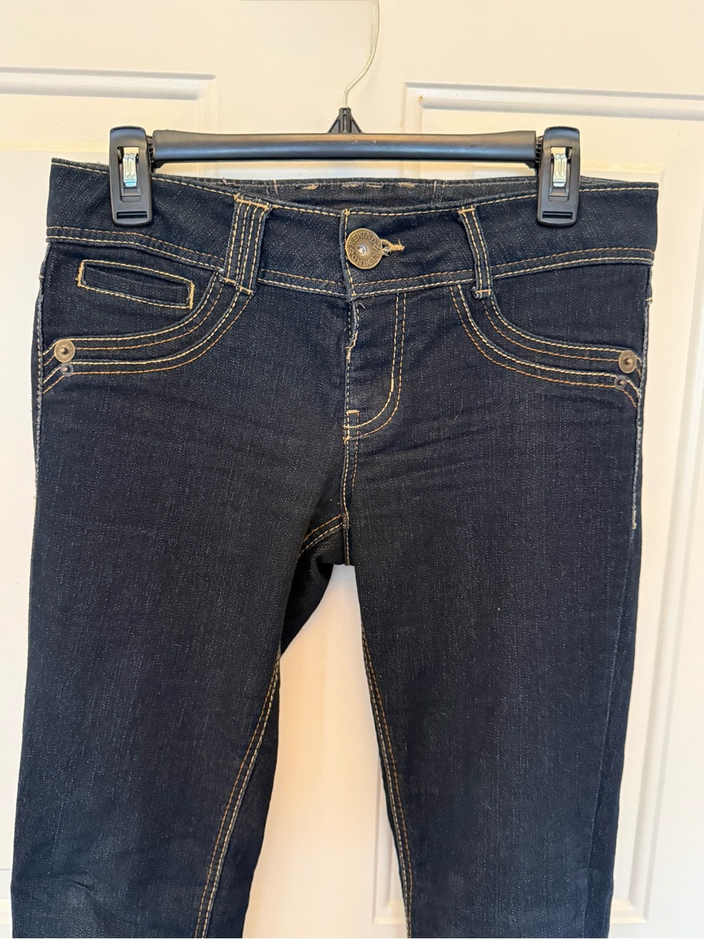 Rewind Skinny Jeans-Dark Indigo with Contrast Stitching